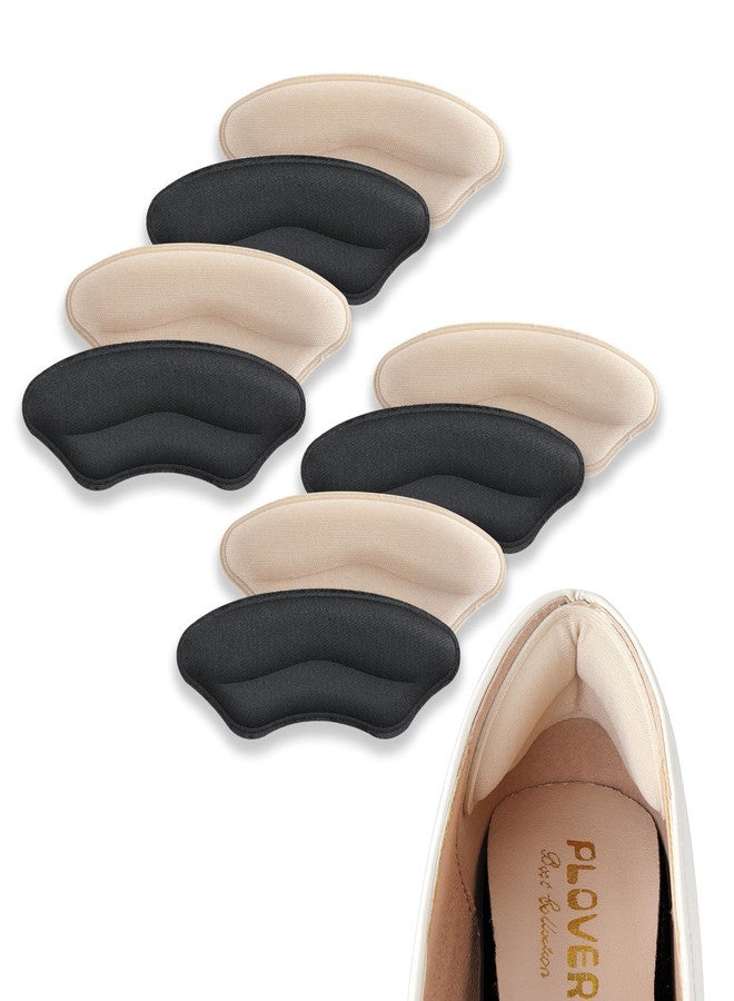 COKUMA Heel Pads for Shoes, Soft and Flexible Heel Grips for Women Shoes Too Big, Relief of Pain for Women and Men, Improved Fit and Comfort, 4 Pairs - Image 1